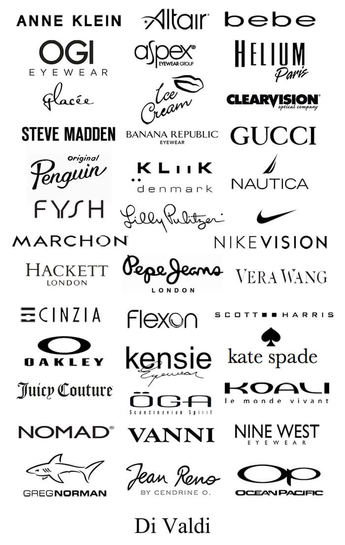 Eyewear Designer Logos